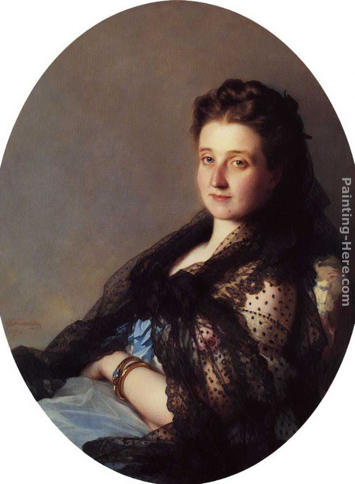 Franz Xavier Winterhalter Portrait of a Lady